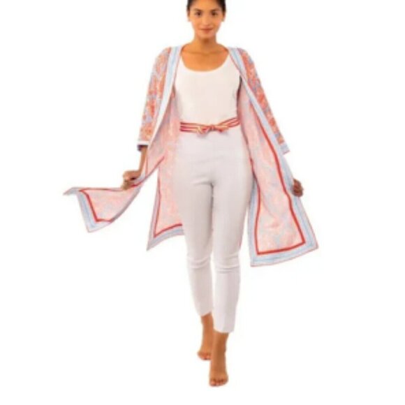 Gretchen Scott Kimono Jacket Resort Wear Open Front Jacket XS/S - Picture 9 of 9